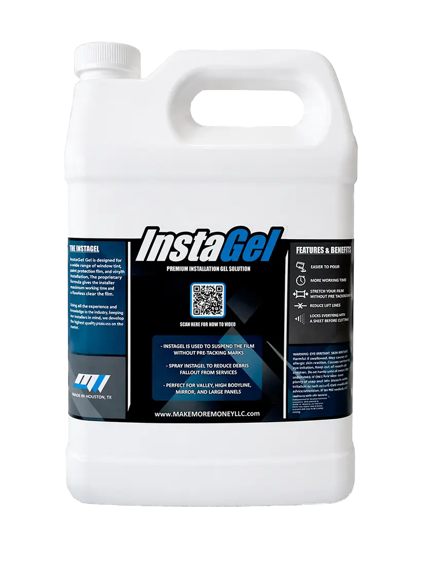 InstaGel PPF installation gel bottle – professional paint protection film mounting solution
