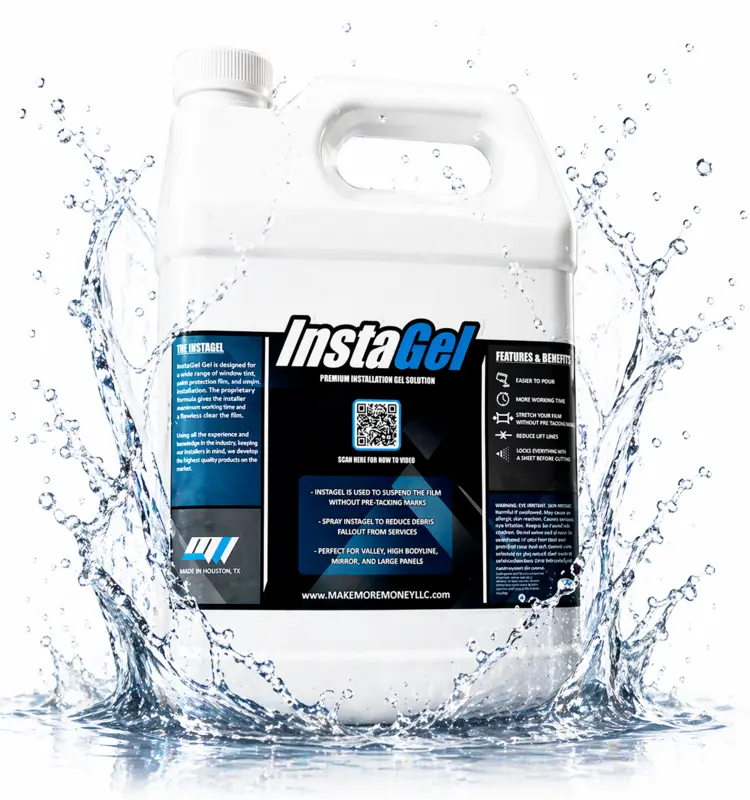 InstaGel PPF installation gel bottle – professional paint protection film mounting solution