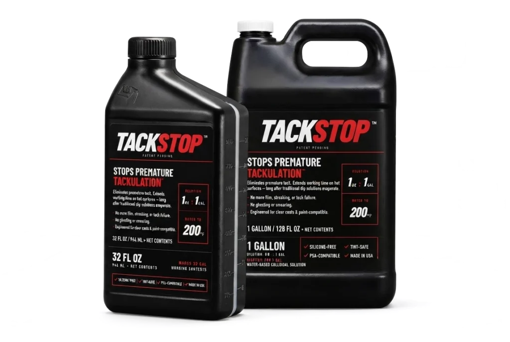 TackStop combo pack - tack control solution bottles for window film installers