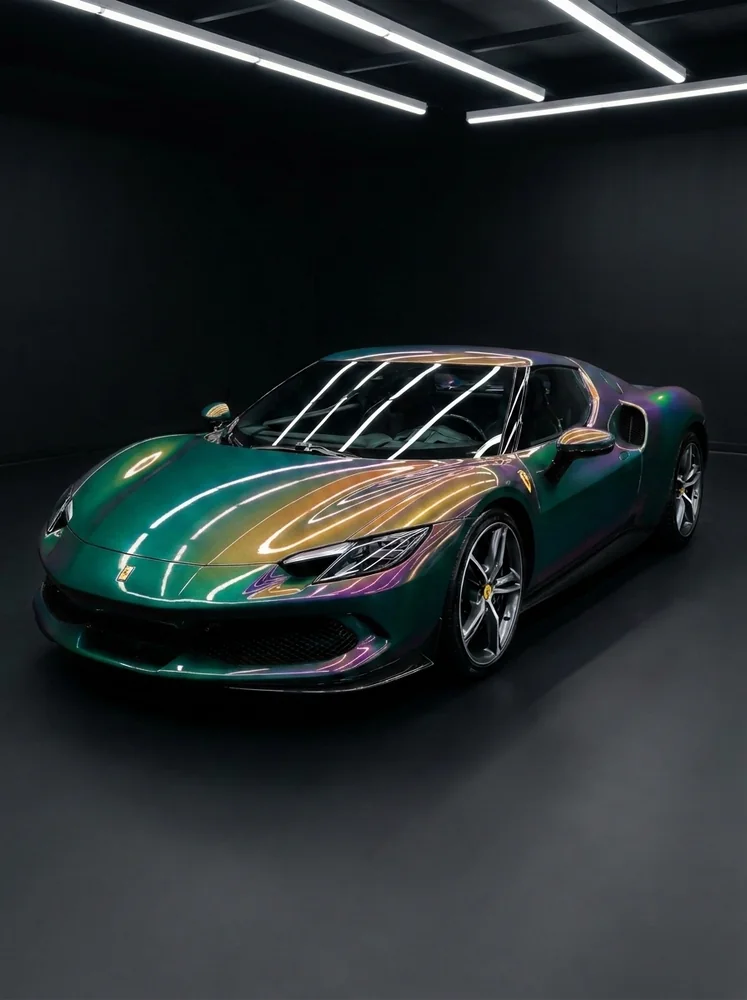 Prismatic paint protection film